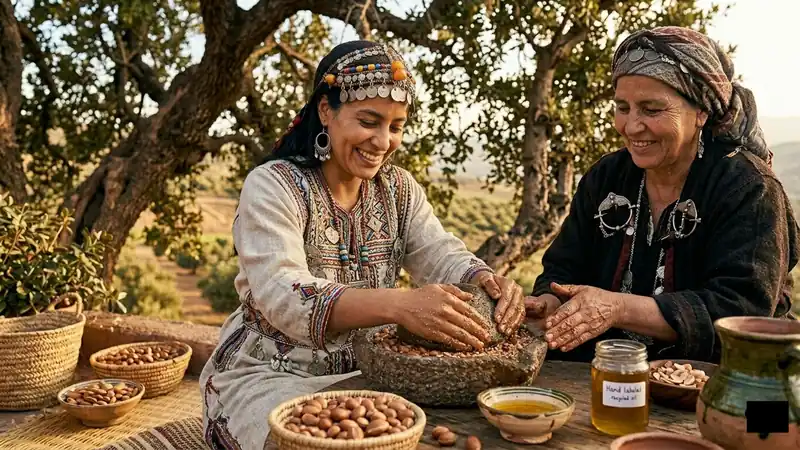 Huile d'argan — production au Maroc
